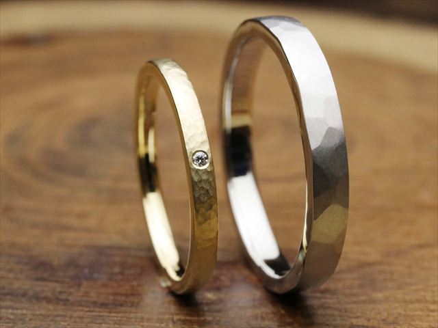 手作り指輪制作事例 岐阜県岐阜市　Kさん・Gさん