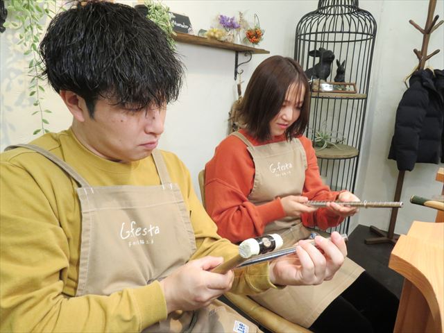 静岡県菊川市　Ｋさん・Ｓさんの指輪のワックス