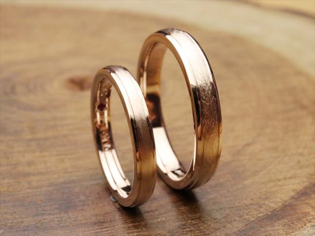 手作り指輪制作事例 愛知県岡崎市　Ｈさん・Ｍさん
