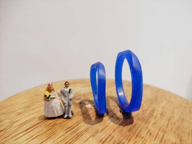 岐阜県岐阜市　Ｓさん・Ｍさんの指輪のワックス