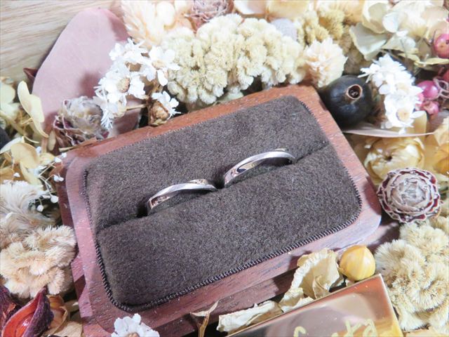 岐阜県岐阜市　Ｋさん・Ｍさんの手作り指輪
