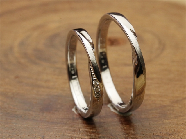 三重県四日市市　Ｔさん・Ｍさんの手作り指輪