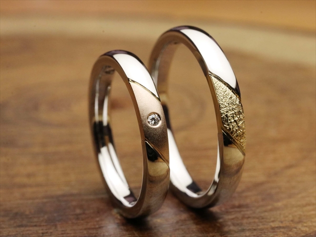 愛知県知多郡　Ａさん・Ｈさんの手作り指輪