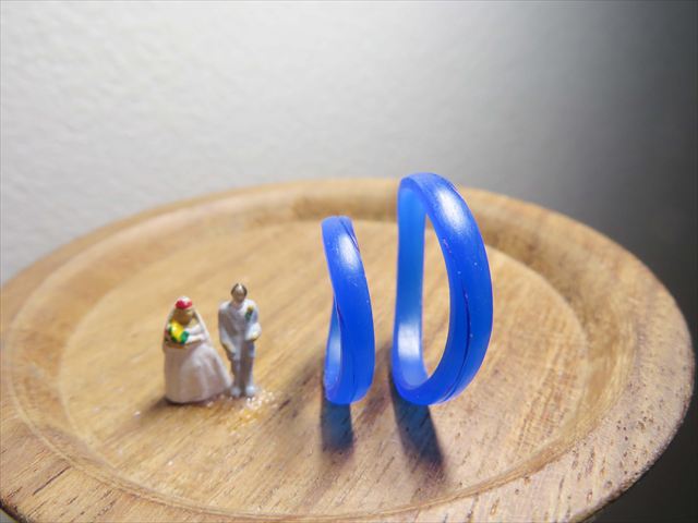 三重県津市　Rさん・Ｈさんの指輪のワックス