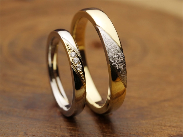 手作り指輪制作事例 愛知県名古屋市　Ｔさん・Ａさん