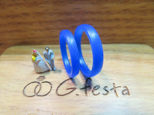 岐阜県各務原市　Ｋさん・Ｍさんの指輪のワックス