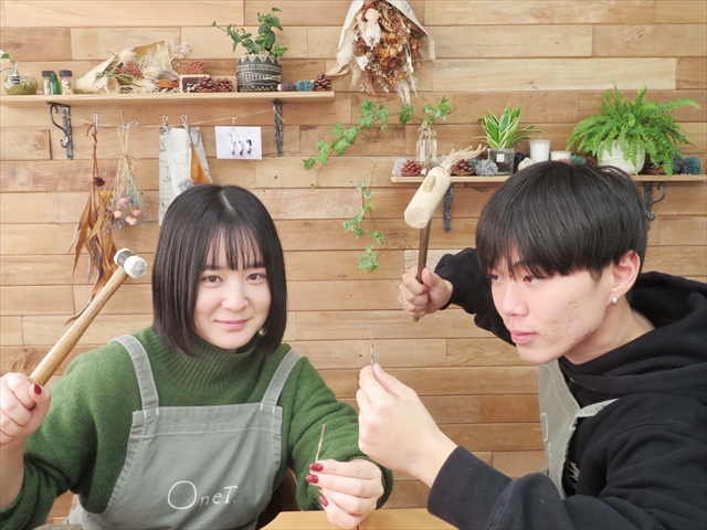 指輪を手作りした先輩カップル 三重県四日市市　ＴさんＡさん