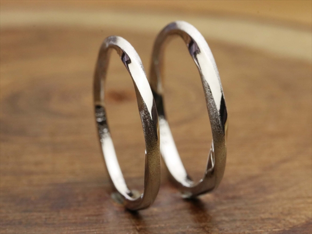 手作り指輪制作事例 静岡県浜松市　Ｔさん・Ｒさん