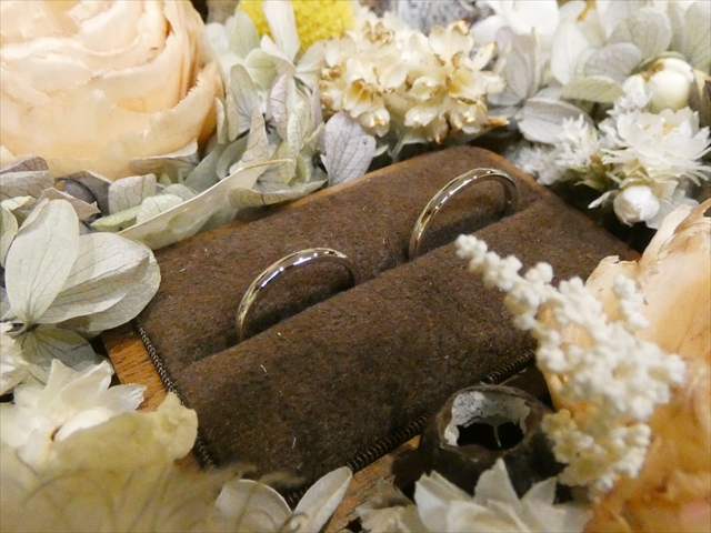 愛知県豊橋市　Ｋさん・Ｓさんの手作り指輪