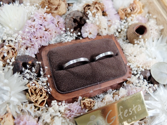 愛知県常滑市　Ｋさん・Ｓさんの手作り指輪