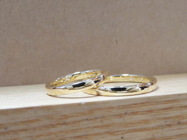 三重県津市　Ｔさん・Ａさんの手作り指輪