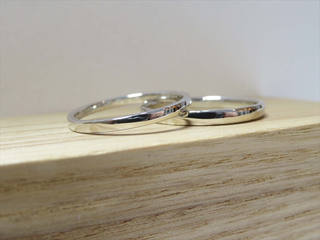 三重県度会郡　Ｓさん・Ｍさんの手作り指輪