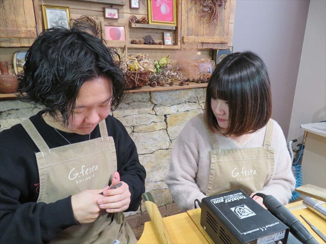 岐阜県関市　Ｔさん・Ｍさんの指輪のワックス