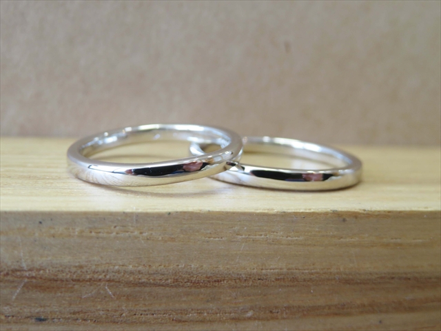 手作り指輪制作事例 三重県津市　Ｔさん・Ｋさん