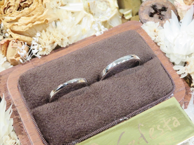 手作り指輪制作事例 静岡県浜松市　Ｙさん・Ｈさん