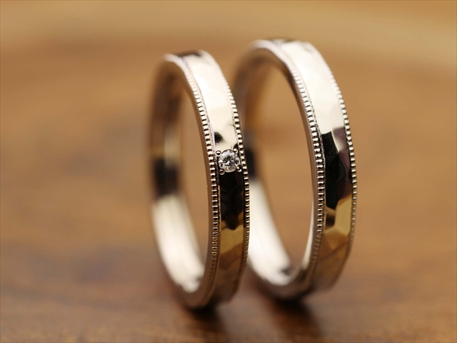 静岡県浜松市　Kさん・Aさんの手作り指輪