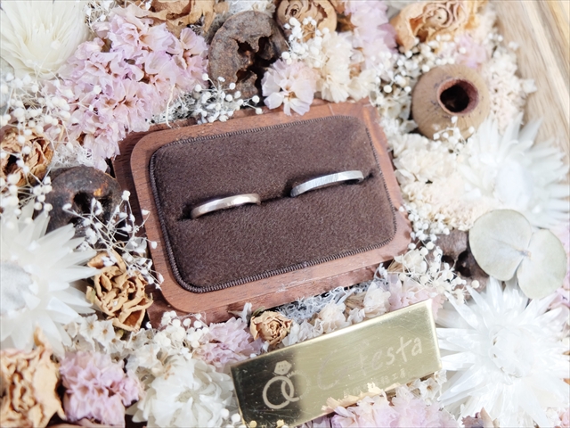 手作り指輪制作事例 愛知県名古屋市　Ｔさん・Ａさん