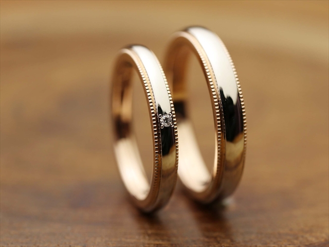 手作り指輪制作事例 三重県松坂市　Ｔさん・Ａさん