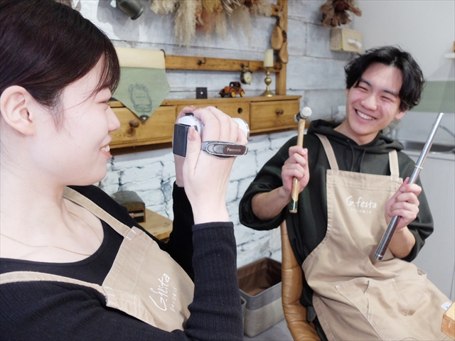 長野県岡谷市　Tさん・Cさんの指輪のワックス