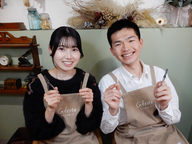 指輪を手作りした先輩カップル 愛知県名古屋市　Ｔさん・Ｋさん