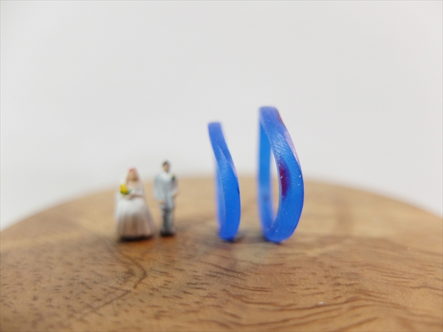 愛知県名古屋市　Dさん・Mさんの指輪のワックス