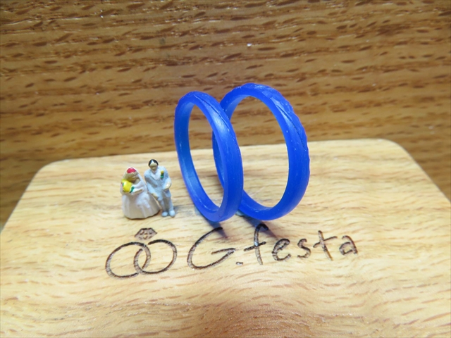 愛知県一宮市　Yさん・Eさんの指輪のワックス