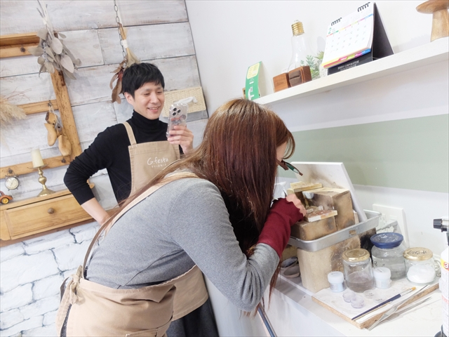 大阪府堺市　Yさん・Cさんの指輪のワックス