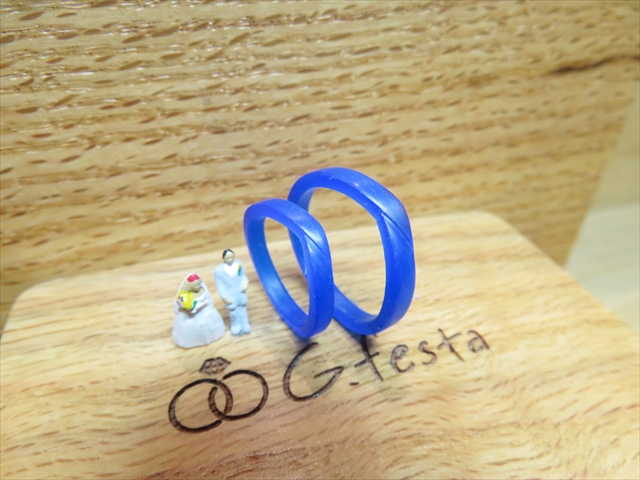 三重県多気郡　Ｙさん・Ｋさんの指輪のワックス