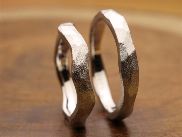 岐阜県岐阜市　Tさん・Hさんの手作り指輪