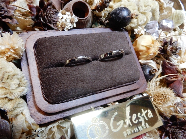 愛知県名古屋市　Ｔさん・Ｋさんの手作り指輪