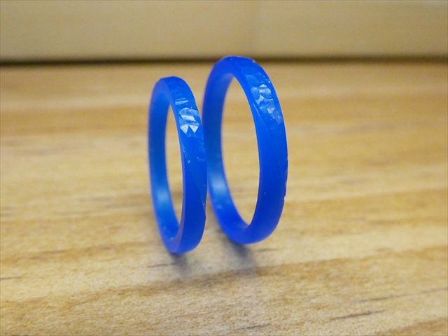 愛知県岡崎市　Ｋさん・Ａさんの指輪のワックス