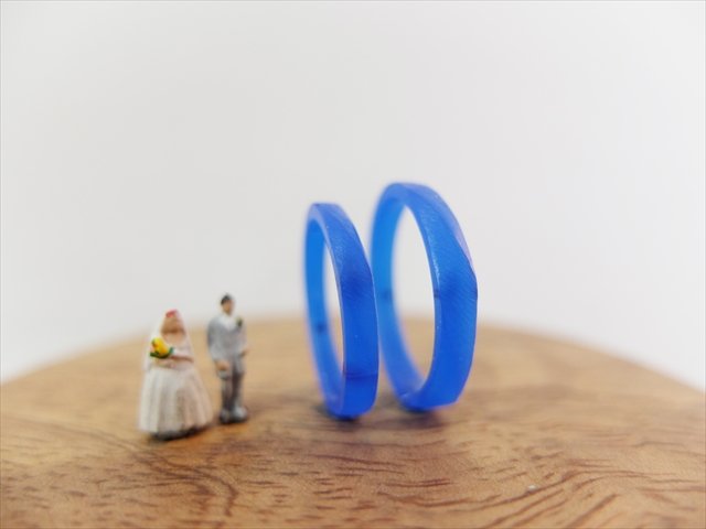 愛知県一宮市　Ｈさん・Ｍさんの指輪のワックス