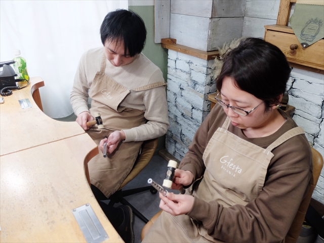 愛知県大府市　Ｓさん・Ｈさんの指輪のワックス