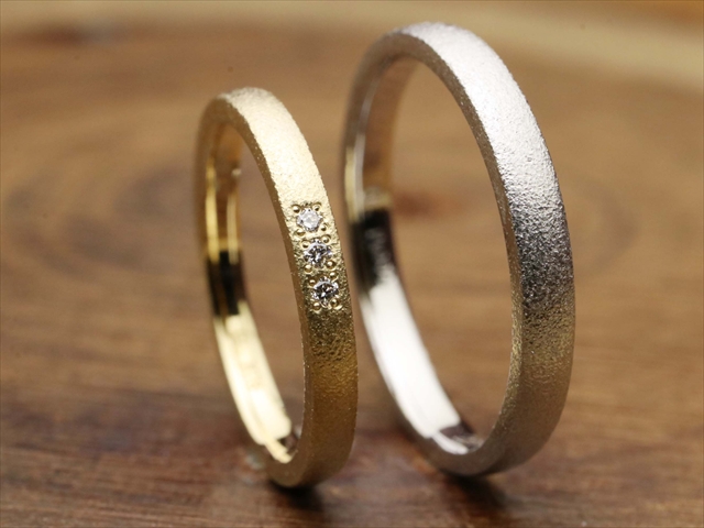 静岡県浜松市　Nさん・Yさんの手作り指輪