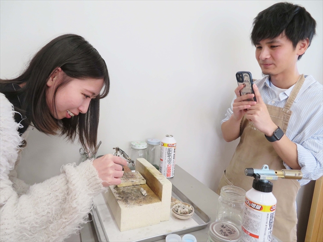 三重県桑名市　Ｒさん・Ｋさんの指輪のワックス