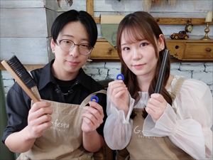 指輪を手作りした先輩カップル 愛知県刈谷市　Yさん・Mさん