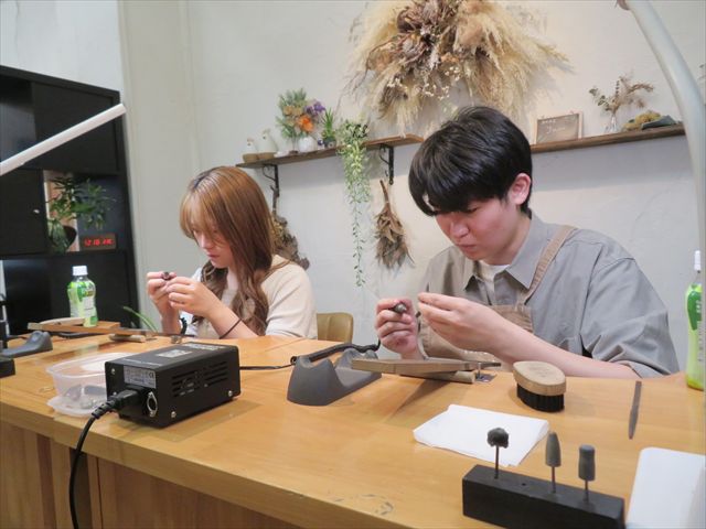 静岡県浜松市　Ｔさん・Ｍさんの指輪のワックス