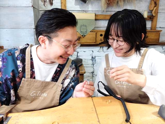 愛知県名古屋市　Ｋさん・Ｎさんの指輪のワックス