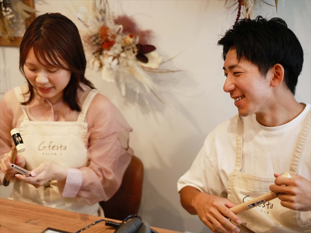 愛知県蒲郡市　Ｄさん・Ｅさんの指輪のワックス