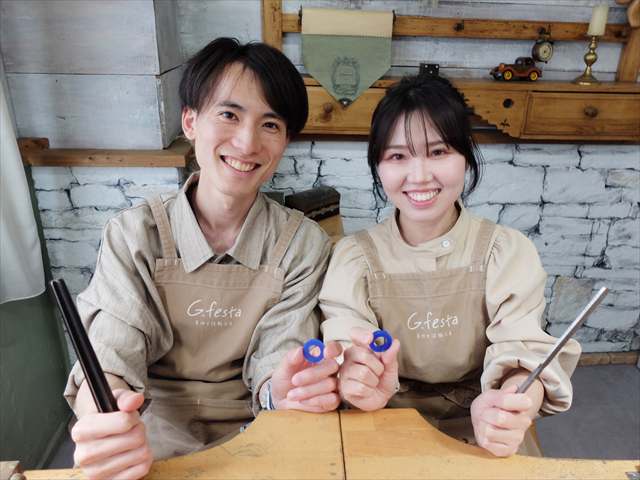 指輪を手作りした先輩カップル 愛知県日進市　Ｓさん・Ｙさん