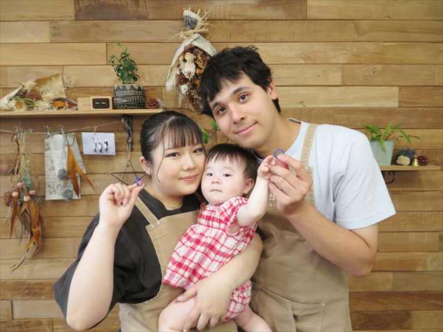 指輪を手作りした先輩カップル 三重県四日市　Jさん・Ａさん