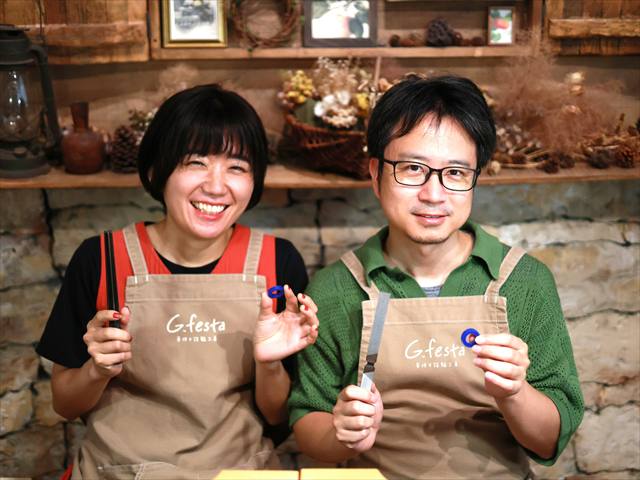 指輪を手作りした先輩カップル 岐阜県羽島郡　Ｈさん・Ｙさん