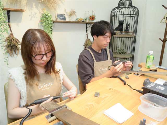 静岡県磐田市　Ｋさん・Ｍさんの指輪のワックス