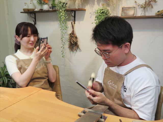 静岡県浜松市　Ｄさん・Ａさんの指輪のワックス
