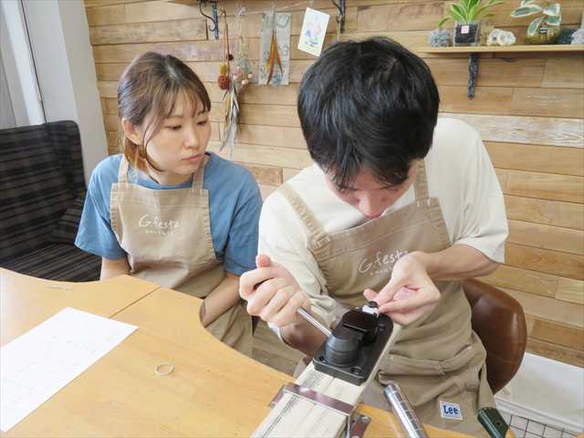 三重県四日市市　Ｙさん・Ｍさんの指輪のワックス