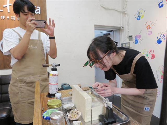 静岡県浜松市　Ｍさん・Ｆさんの指輪のワックス